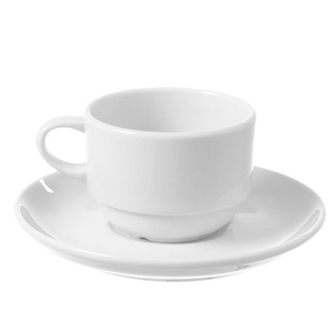 Filiżanka sztaplowana ze spodkiem Bianco 90ml Filiżanka sztaplowana ze spodkiem Bianco 90ml