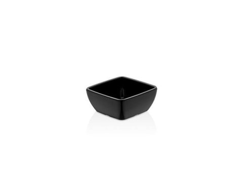 Miska kwadratowa z melaminy, czarna, 190x190x90 mm 190x190x(h)90mm Miska kwadratowa z melaminy, czarna, 190x190x90 mm 190x190x(h)90mm