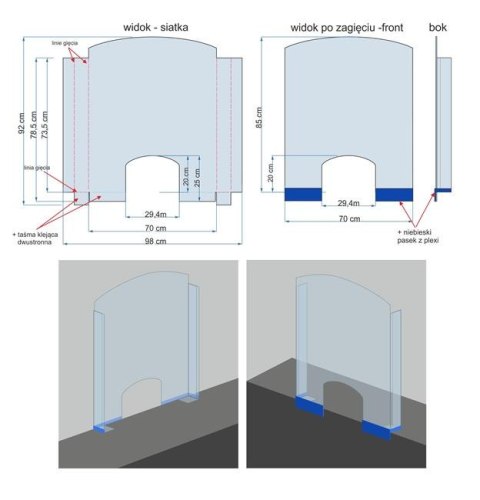 OSŁONA Z PLEXI OSŁONA Z PLEXI
