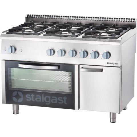 Kuchnia gazowa, 6-palnikowa z piekarnikiem gazowym, 36.5+5 kW, G30 Kuchnia gazowa, 6-palnikowa z piekarnikiem gazowym, 36.5+5 kW, G30