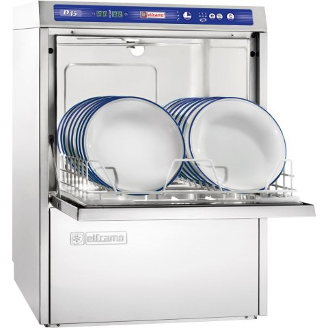 Zmywarka uniwersalna z dozownikami detergentów, wbudowanym zmiękczaczem i pompą zrzutową, P 6,4 kW Zmywarka uniwersalna z dozownikami detergentów, wbudowanym zmiękczaczem i pompą zrzutową, P 6,4 kW