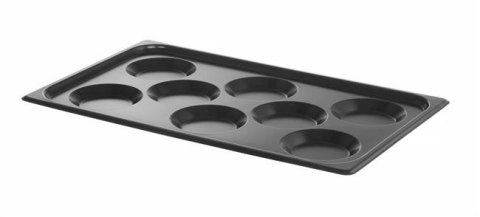 Blacha do jajek sadzonych, z powłoką nieprzywierającą, HENDI, GN 1/1, czarny, 530x325x(H)26mm Blacha do jajek sadzonych, z powłoką nieprzywierającą, HENDI, GN 1/1, czarny, 530x325x(H)26mm