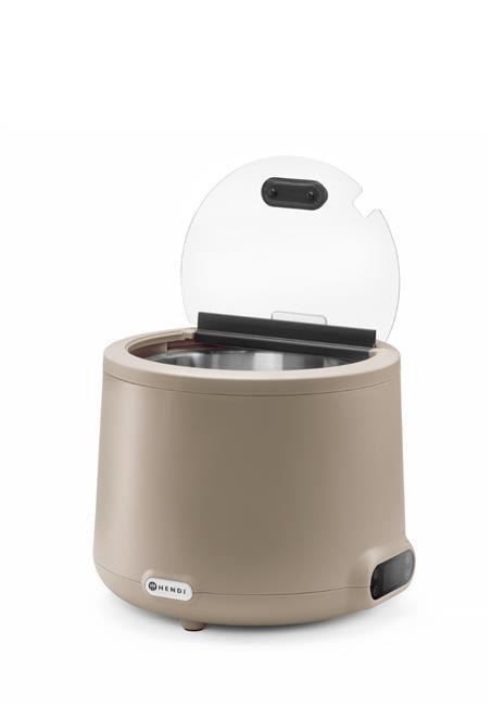 Kociołek do zupy HENDI UNIQ, HENDI, 8L, Taupe, 220-240V/500W, ?365x(H)325mm