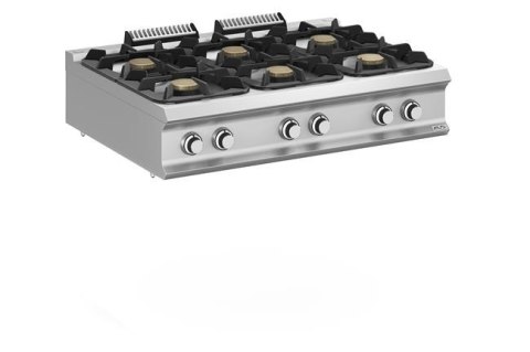 Kuchnia gazowa z nowymi palnikami FLEX BURNERS o mocy 7 kW i 11 kW, stołowa - kod FB912TXXL Kuchnia gazowa z nowymi palnikami FLEX BURNERS o mocy 7 kW i 11 kW, stołowa - kod FB912TXXL