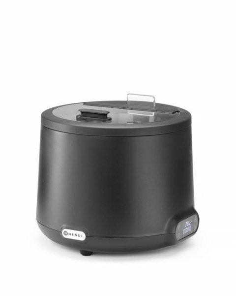 UNIQ Kociołek do zupy, HENDI, 8L, czarny, 220-240V/500W, o366x(H)325mm UNIQ Kociołek do zupy, HENDI, 8L, czarny, 220-240V/500W, o366x(H)325mm