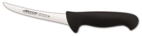 Nóż do trybowania, zakrzywiony, seria 2900, Arcos, czarny, (L)278mm Nóż do trybowania, zakrzywiony, seria 2900, Arcos, czarny, (L)278mm