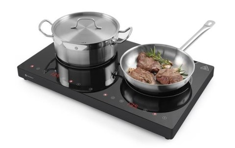 Podwójna kuchenka indukcyjna 2000W + 1500W Black Line Podwójna kuchenka indukcyjna 2000W + 1500W Black Line