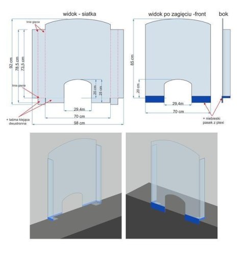 OSŁONA Z PLEXI OSŁONA Z PLEXI