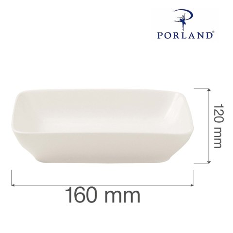 Półmisek do przystawek Dove 160x120mm Półmisek do przystawek Dove 160x120mm