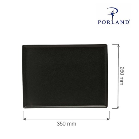 Taca prostokątna Coal 350x260mm Taca prostokątna Coal 350x260mm