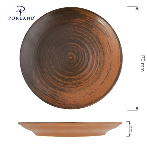 Talerz płytki Lykke Brown 170 mm Talerz płytki Lykke Brown 170 mm