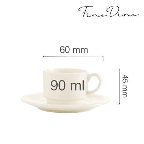 Filiżanka sztaplowana Crema 90ml Filiżanka sztaplowana Crema 90ml