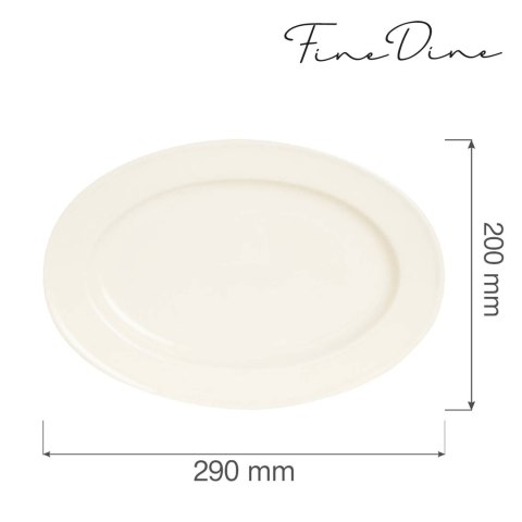 Półmisek owalny Crema 290x200mm Półmisek owalny Crema 290x200mm