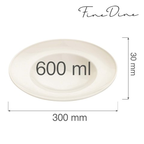 Talerz do pasty Crema 260mm Talerz do pasty Crema 260mm