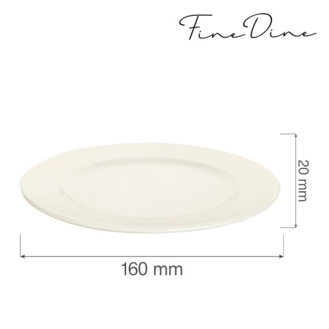 Talerz płytki Crema 160mm Talerz płytki Crema 160mm