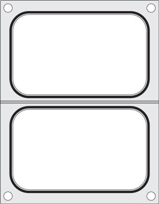 Matryca do zgrzewarki CAS CDS-01  na dwie tacki 178x113 mm