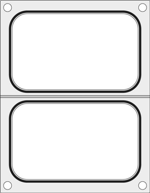 Matryca do zgrzewarki MANUPACK 190 na dwie tacki 178x113 mm Matryca do zgrzewarki MANUPACK 190 na dwie tacki 178x113 mm