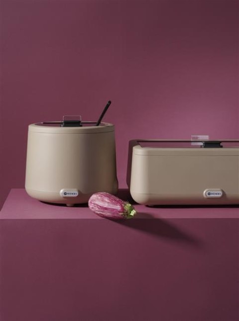 Kociołek do zupy HENDI UNIQ, HENDI, 8L, Taupe, 220-240V/500W, ?365x(H)325mm