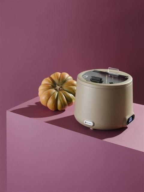 Kociołek do zupy HENDI UNIQ, HENDI, 8L, Taupe, 220-240V/500W, ?365x(H)325mm