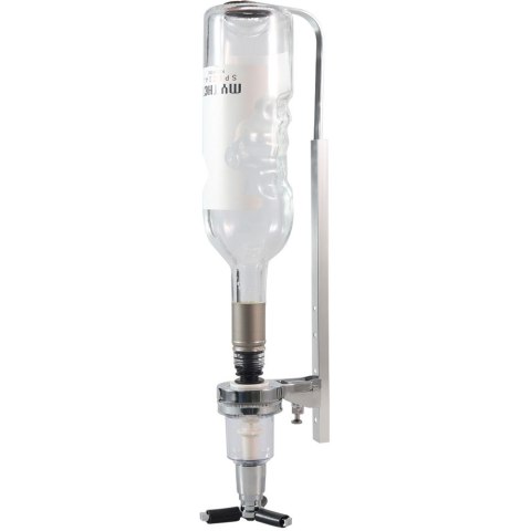 Stojak na 1 butelkę z dozownikiem, V 0.03 l, aluminiowy, H 390 mm Stalgast Stojak na 1 butelkę z dozownikiem, V 0.03 l, aluminiowy, H 390 mm Stalgast