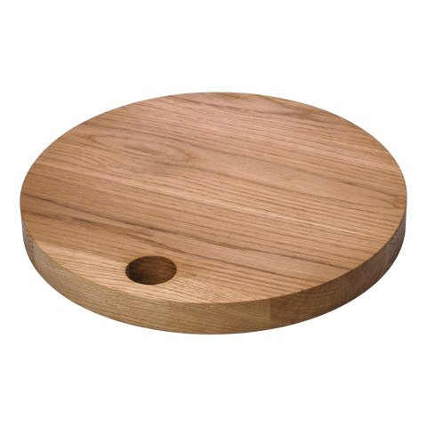 Deska dębowa okrągła z otworem śr. 28 cm Deska dębowa okrągła z otworem śr. 28 cm