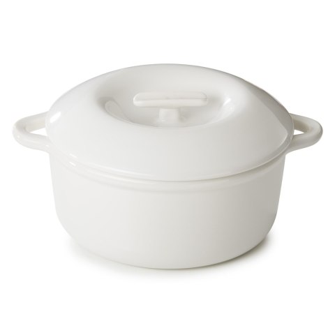 BOMBANCE Garnek z pokrywką biały, poj. 2,5 l BOMBANCE Garnek z pokrywką biały, poj. 2,5 l