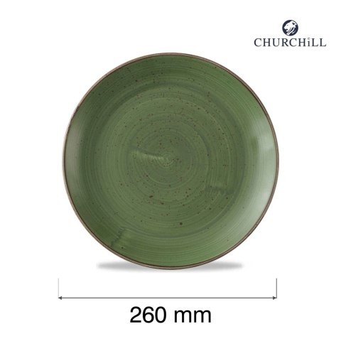 Talerz płytki Stonecast Sorrel Green, 260mm Churchill Talerz płytki Stonecast Sorrel Green, 260mm Churchill