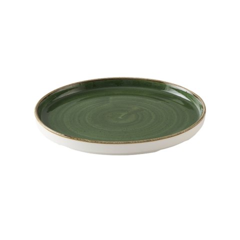 Talerz płytki z rantem Stonecast Sorrel Green, 260mm Churchill Talerz płytki z rantem Stonecast Sorrel Green, 260mm Churchill