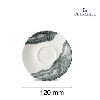 Spodek do filiżanki do espresso Tide Black, 120mm Churchill