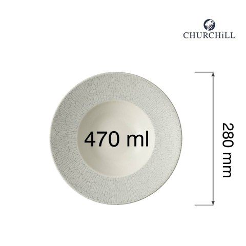 Talerz do pasty Delta Grey, 280mm Churchill Talerz do pasty Delta Grey, 280mm Churchill
