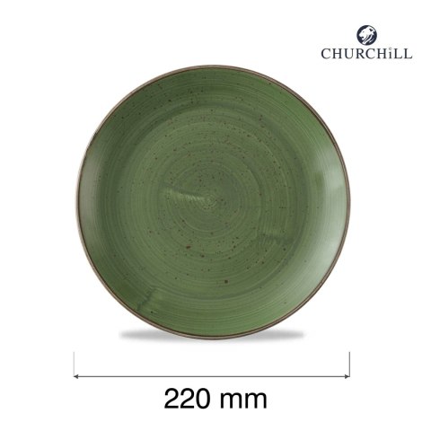 Talerz płytki Stonecast Sorrel Green, 220mm Churchill Talerz płytki Stonecast Sorrel Green, 220mm Churchill