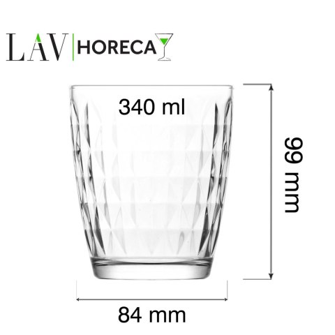 Szklanka Marbella, 340ml, LAV LAV Szklanka Marbella, 340ml, LAV LAV