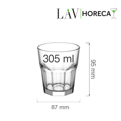 Szklanka niska Amsterdam, 305 ml, LAV (dawniej LV-ARA233Z) LAV Szklanka niska Amsterdam, 305 ml, LAV (dawniej LV-ARA233Z) LAV