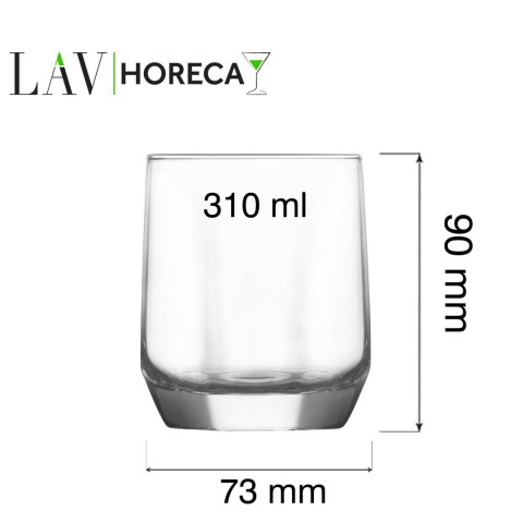 Szklanka niska Riga, 310ml, LAV LAV Szklanka niska Riga, 310ml, LAV LAV