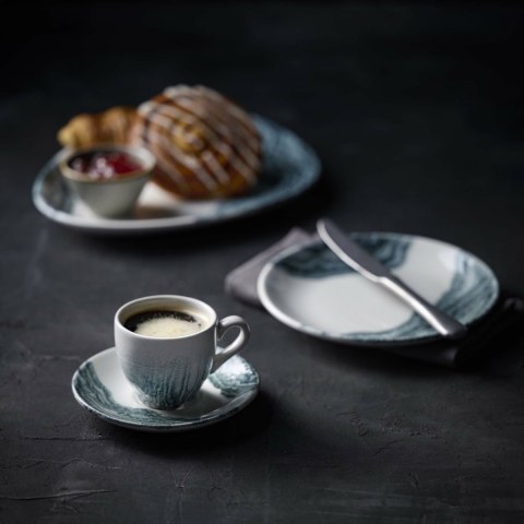Taca porcelanowa Tide Black, 320x110mm Churchill Taca porcelanowa Tide Black, 320x110mm Churchill