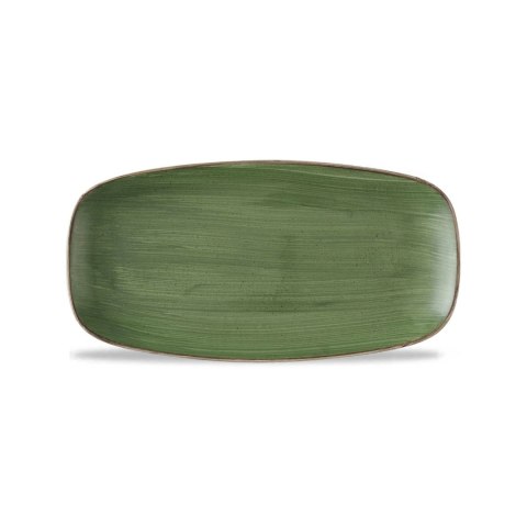Talerz prostokątny Stonecast Sorrel Green, 300x150mm Churchill Talerz prostokątny Stonecast Sorrel Green, 300x150mm Churchill
