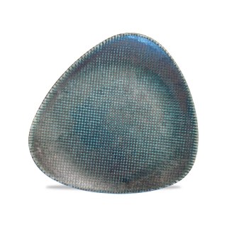 Talerz trójkątny Astro Metallic Blue, 270mm Churchill