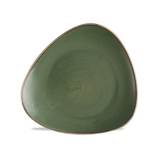 Talerz trójkątny Stonecast Sorrel Green, 230mm Churchill