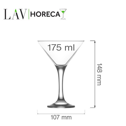 Kieliszek do martini Sofia 175 ml, LAV (dawniej LV-MIS586Z) LAV Kieliszek do martini Sofia 175 ml, LAV (dawniej LV-MIS586Z) LAV