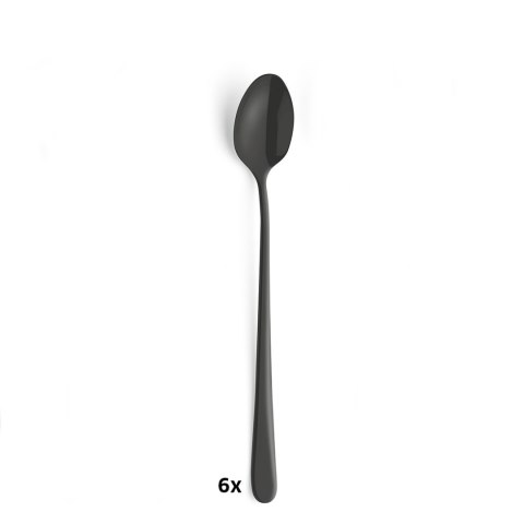 Komplet 6 łyżeczek do kawy latte czarnych w pud. AUSTIN Komplet 6 łyżeczek do kawy latte czarnych w pud. AUSTIN