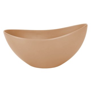 Miska owalna 26x16 cm, beżowa