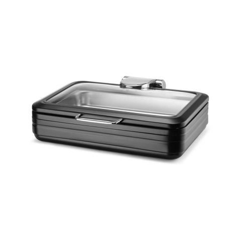 Podgrzewacz indukcyjny ze szklaną pokrywą De Luxe Black, GN 1/1 Fine Dine Podgrzewacz indukcyjny ze szklaną pokrywą De Luxe Black, GN 1/1 Fine Dine