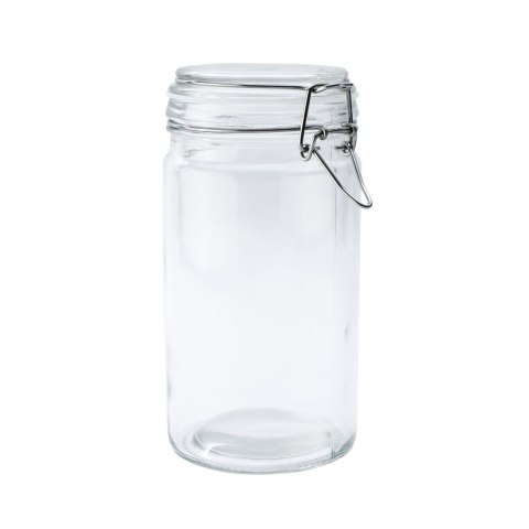 Słoik z klamrą, cylinder, 1000 ml (kpl. 4 szt)