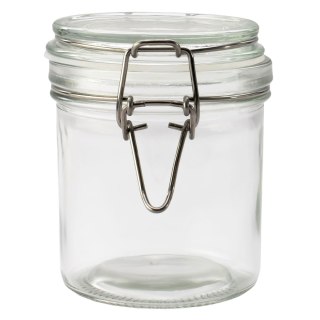 Słoik z klamrą, cylinder, 250 ml (kpl. 4 szt)
