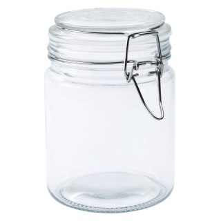 Słoik z klamrą, cylinder, 700 ml (kpl. 4 szt)