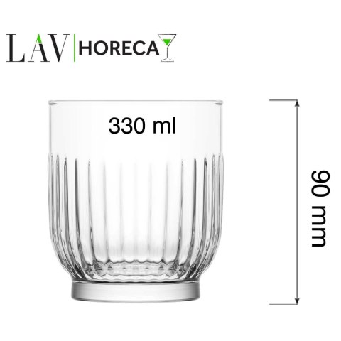 Szklanka niska Tokyo, 330ml, LAV (dawniej LV-TOK350Z) LAV Szklanka niska Tokyo, 330ml, LAV (dawniej LV-TOK350Z) LAV