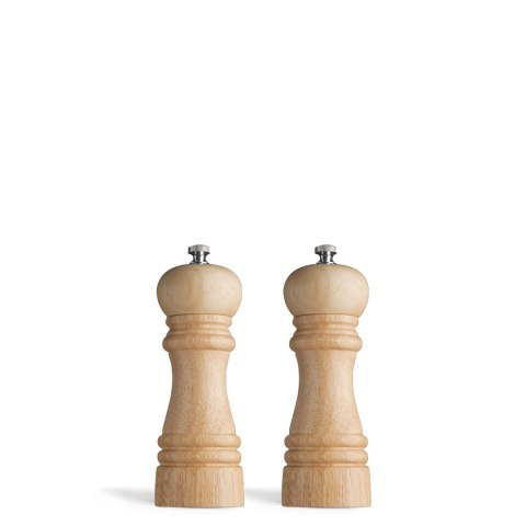 2-cz. zestaw młynków drew. 15 cm SALT & PEPPER