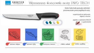 Nóż masarski 20 cm na zawieszce PRO TECH
