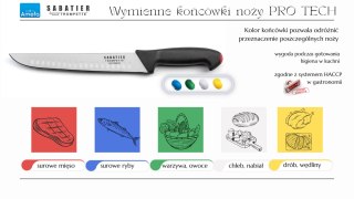 Nóż szefa kuchni 20cm na zawieszce PRO TECH