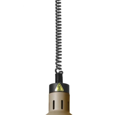 Lampa do podgrzewania potraw wisząca, cylindryczna, HENDI, beżowy, 230V/250W, ?175x(H)250mm Lampa do podgrzewania potraw wisząca, cylindryczna, HENDI, beżowy, 230V/250W, ?175x(H)250mm